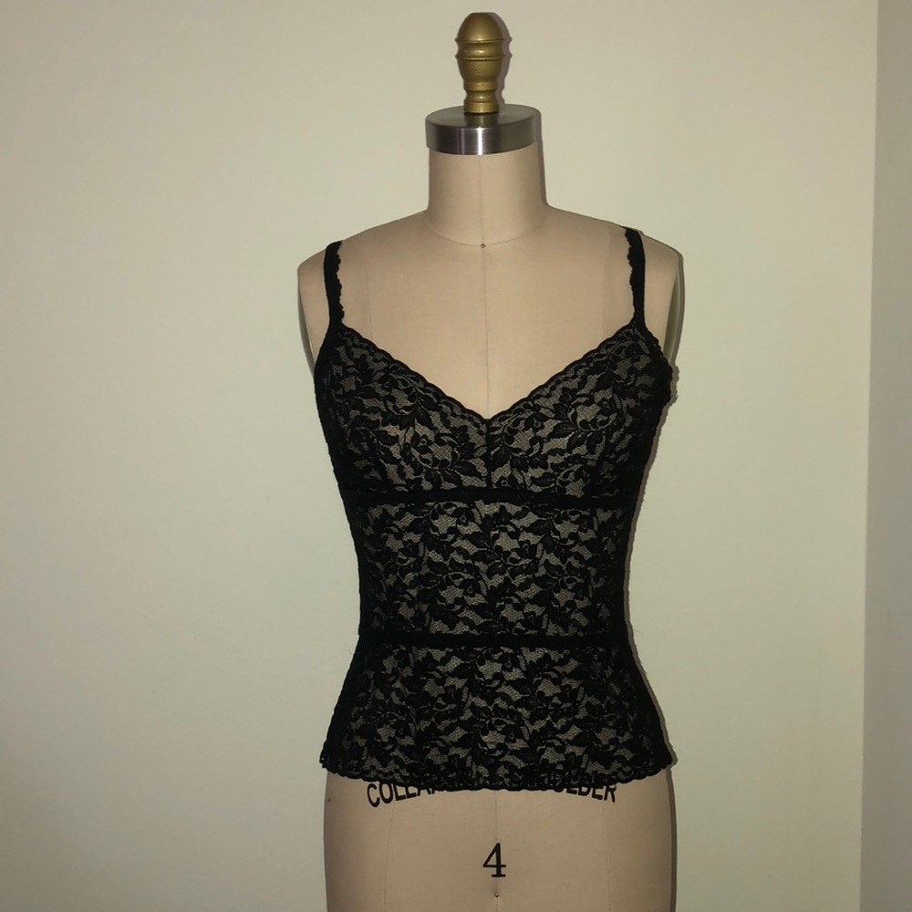 Black Lace Tank Top